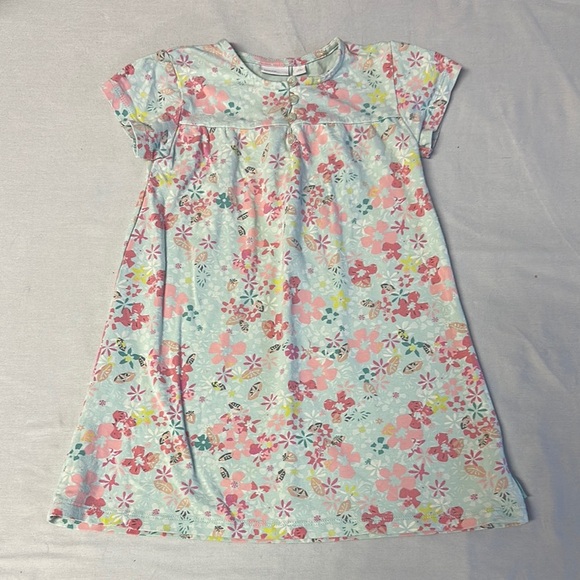 Mexx - Blue and Pink summer dress with Floral Design & empire waist - Picture 1 of 4